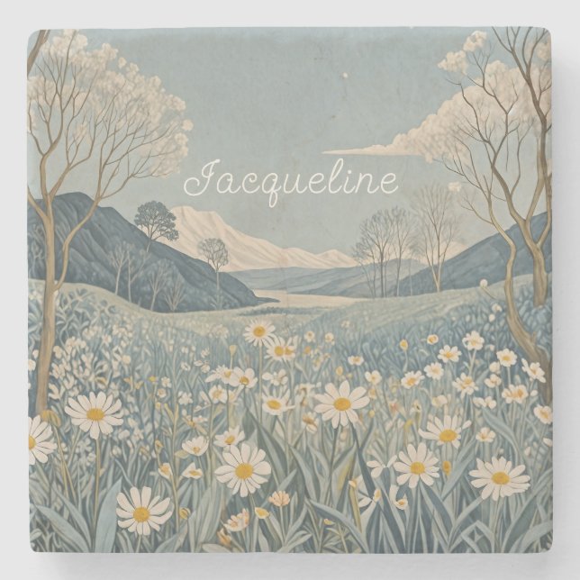 Dessous-de-verre En Pierre Pré lunaire personnalisé (Devant)