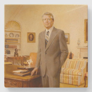 Dessous-de-verre En Pierre Président américain James Earl Carter Bureau Ovale