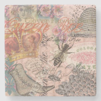 Queen Bee Vintage magnifique collage