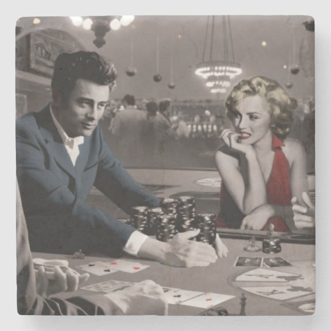 Dessous-de-verre En Pierre Quinte royale (Devant)