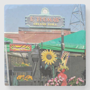 Dessous-de-verre En Pierre R Thomas, R Thomas Atlanta, R Thomas