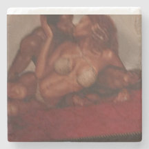 Racquel Evans Dessous de verre de pierre