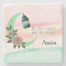Ramadan aquarelle – Croissant de Lune