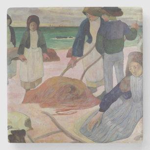 Dessous-de-verre En Pierre Ramasseurs d'algue de Paul Gauguin , 1889