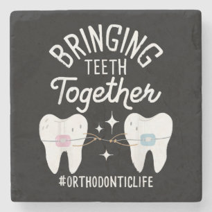 Dessous-de-verre En Pierre Rapprocher les dents - Orthodontiste 