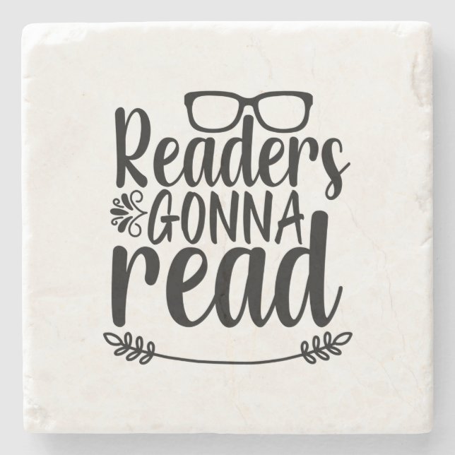 Dessous-de-verre En Pierre Reading art readers (Devant)