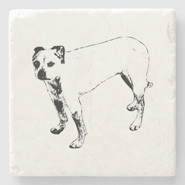 Dessous-de-verre En Pierre Recherche de lanterne (Devant)