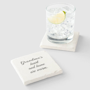 Dessous-de-verre En Pierre Récupération minimaliste moderne en noir