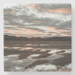 Dessous-de-verre En Pierre Reflets du lever de soleil au Lago Grey