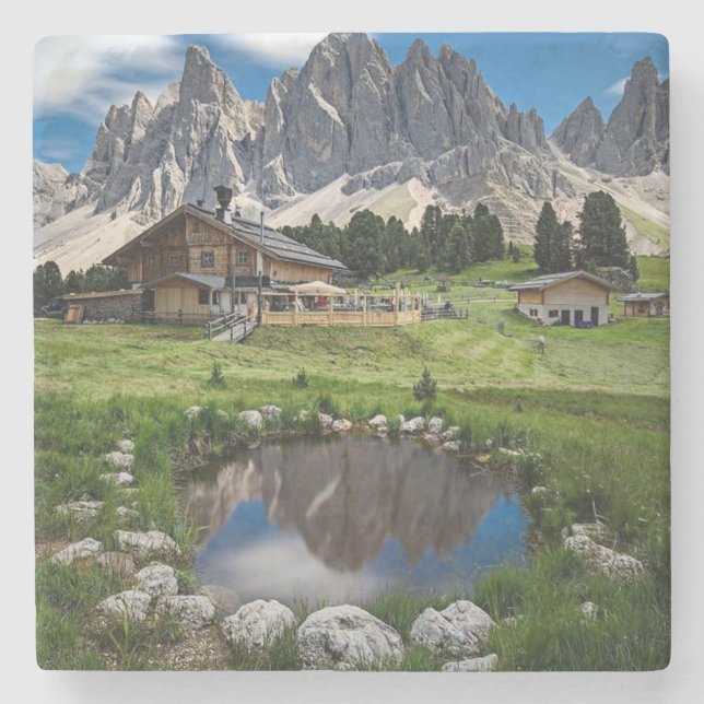 Dessous-de-verre En Pierre Reflets du Ranch (Devant)