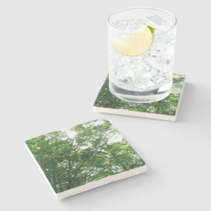 Dessous-de-verre En Pierre Regard sur les arbres d'été