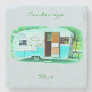 Dessous-de-verre En Pierre Remorque classique Thunder_Cove de voyage