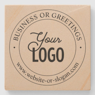 Dessous-de-verre En Pierre Remplacement et personnalisation faciles du logo  