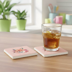 Dessous-de-verre En Pierre Renard Stone Coaster