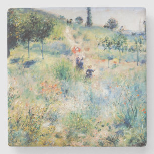 Dessous-de-verre En Pierre Renoir - Chemin montant dans les hautes herbes