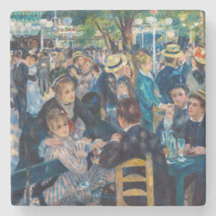 Dessous-de-verre En Pierre Renoir - Danse au Moulin de la Galette