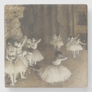 Dessous-de-verre En Pierre Répétition de ballet sur l'étape par Edgar Degas