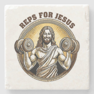 Dessous-de-verre En Pierre Représentants pour Jésus