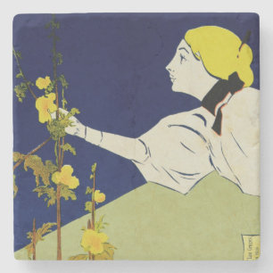 Dessous-de-verre En Pierre Reproduction de la publicité par affichage un