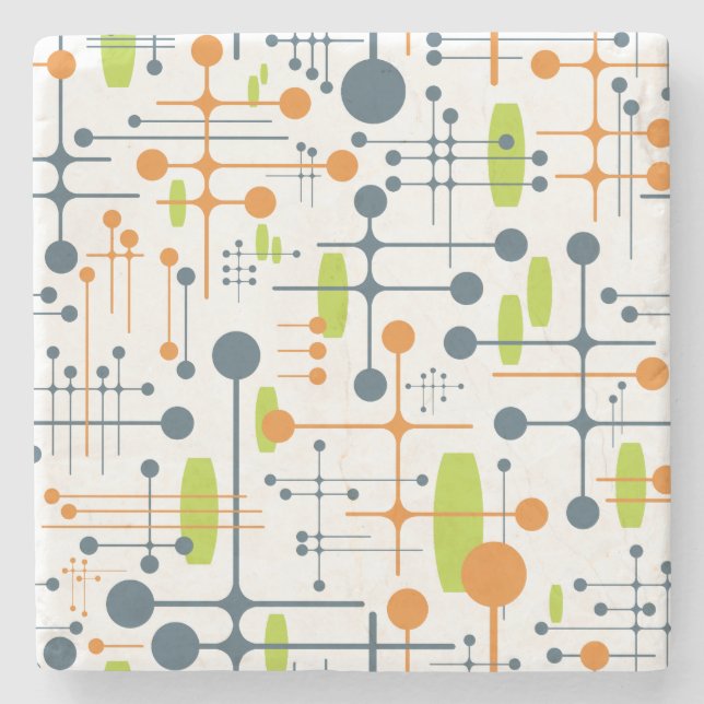 Dessous-de-verre En Pierre Rétro futuristic (Devant)