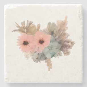 Dessous-de-verre En Pierre Rêve floral Whimsical - Pétales délicieuses