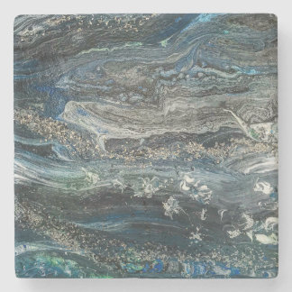 Dessous-de-verre En Pierre Rêves de la peinture abstraite Ocean'20