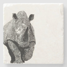 Rhinocéros noir et blanc