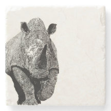 Rhinocéros noir et blanc