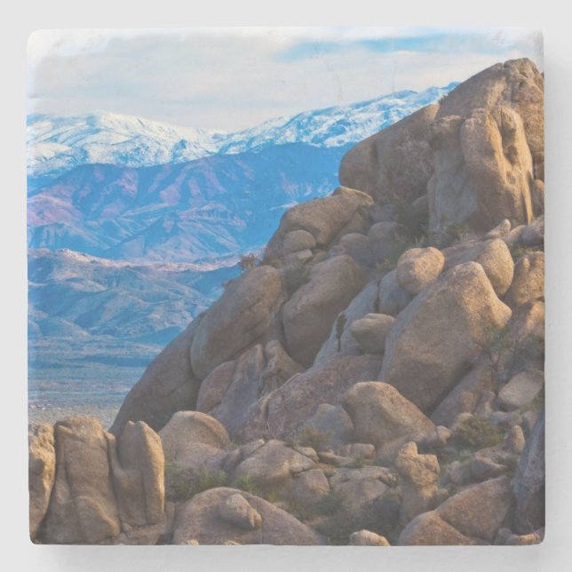 Dessous-de-verre En Pierre Rochers et montagnes (Devant)