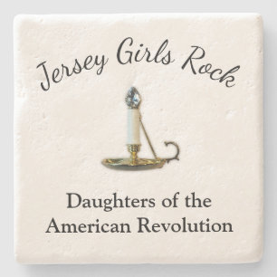 Dessous-de-verre En Pierre Rock de Jersey Girls