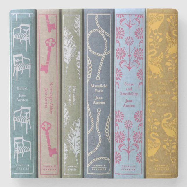 Dessous-de-verre En Pierre Romans de Jane Austen  (Devant)
