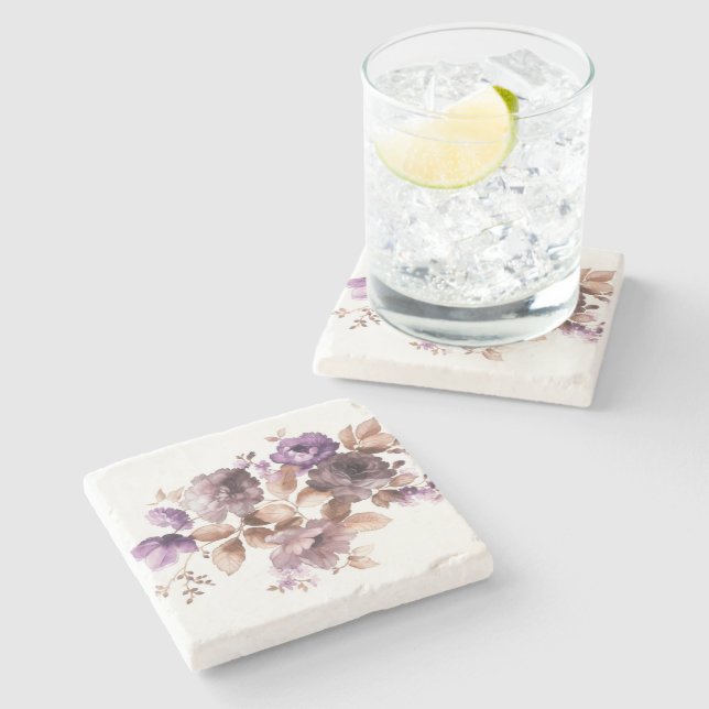 Dessous-de-verre En Pierre rose (Côté)