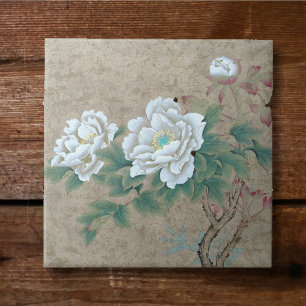 Dessous-de-verre En Pierre Rose blanche