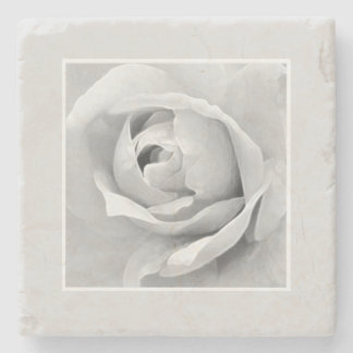 Dessous-de-verre En Pierre Rose Bud White