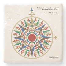 Rose de boussole de Cantino