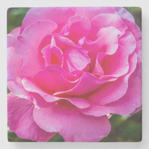 Dessous-de-verre En Pierre Rose délicate.