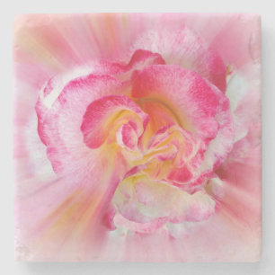 Dessous-de-verre En Pierre rose jaune
