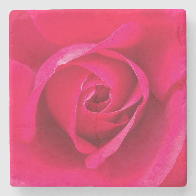 Dessous-de-verre En Pierre Rose rose romantique v2 (Devant)