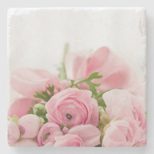 Dessous-de-verre En Pierre Roses roses mariage
