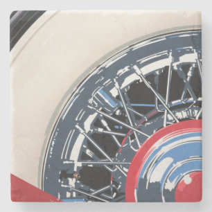 Dessous-de-verre En Pierre Roue