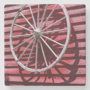 Dessous-de-verre En Pierre Roue de Wagon