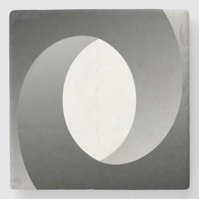 DESSOUS-DE-VERRE EN PIERRE ROUE SPIRALE (Devant)