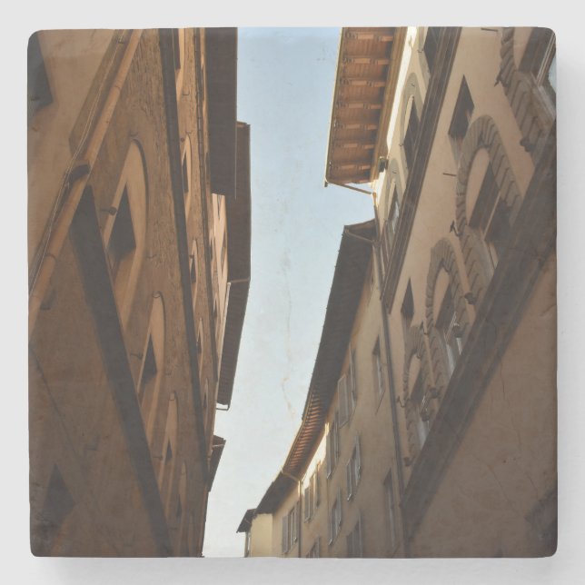 Dessous-de-verre En Pierre Rue baignée de soleil (Devant)