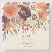 Rustique Fête de Mariage Florale Automne Bordeaux