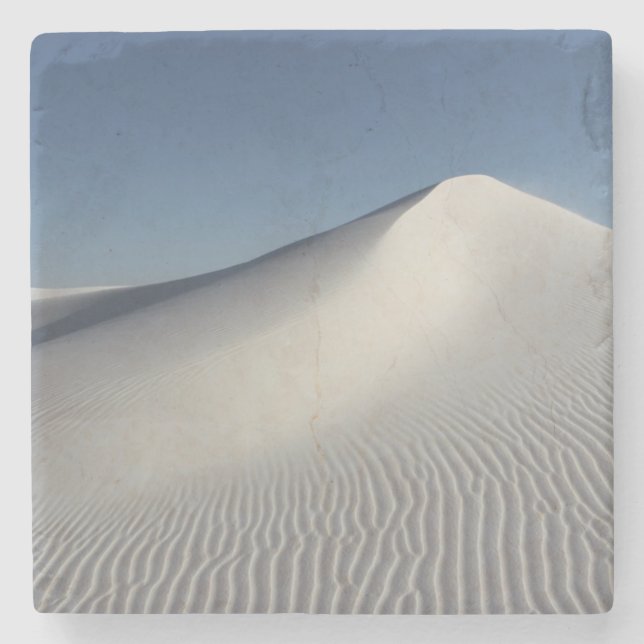 Dessous-de-verre En Pierre Sables blancs (Devant)