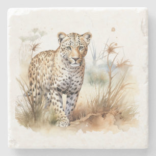 Dessous-de-verre En Pierre Safari Animalier Léopard