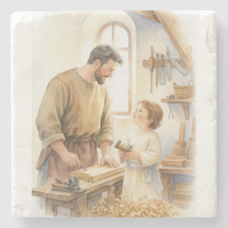 Dessous-de-verre En Pierre Saint Joseph le Charpentier