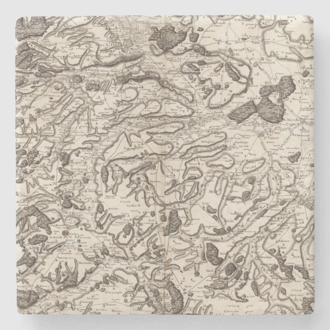 Dessous-de-verre En Pierre Saint Omer (Devant)