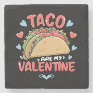Dessous-de-verre En Pierre Saint-Valentin-Taco