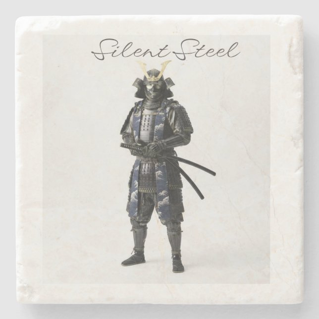 Dessous-de-verre En Pierre Samurai stone coaster (Devant)